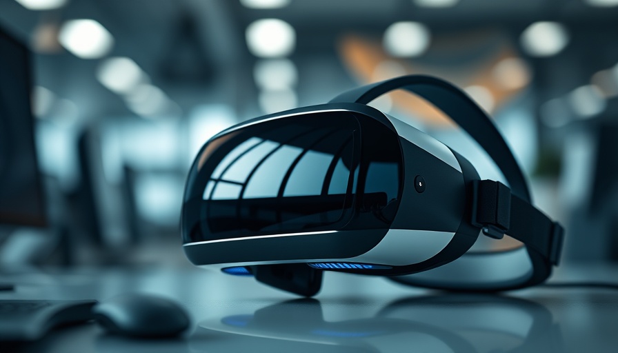 Futuristic VR headset symbolizing AI automation for entrepreneurs.