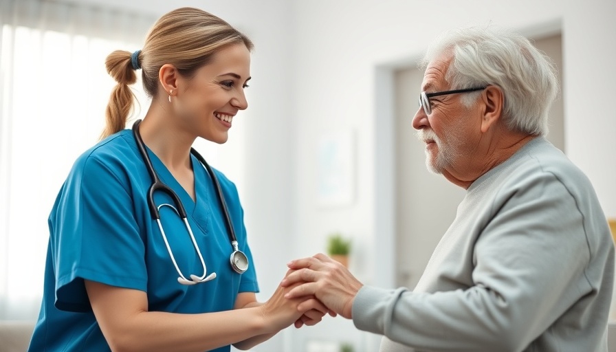 Geriatrics Workforce Enhancement Program, caregiver holds elderly hand.