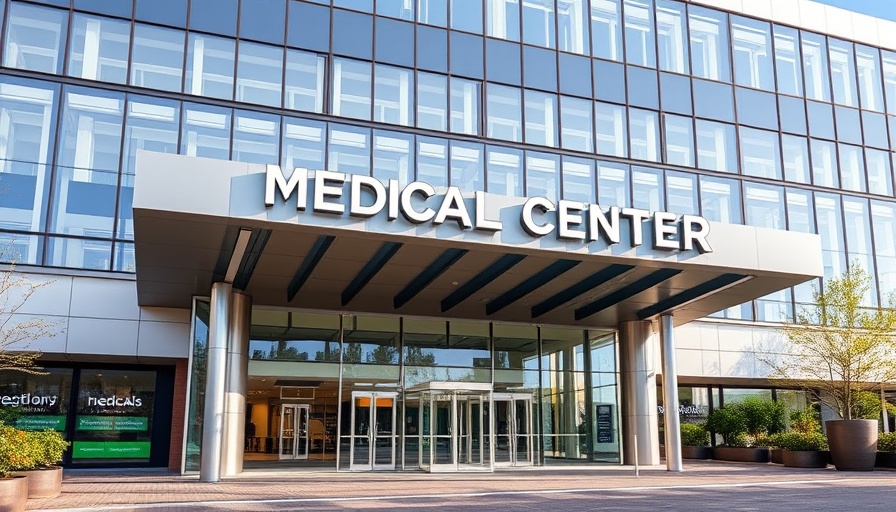 Ronald Reagan UCLA Medical Center entrance showcasing modern design.