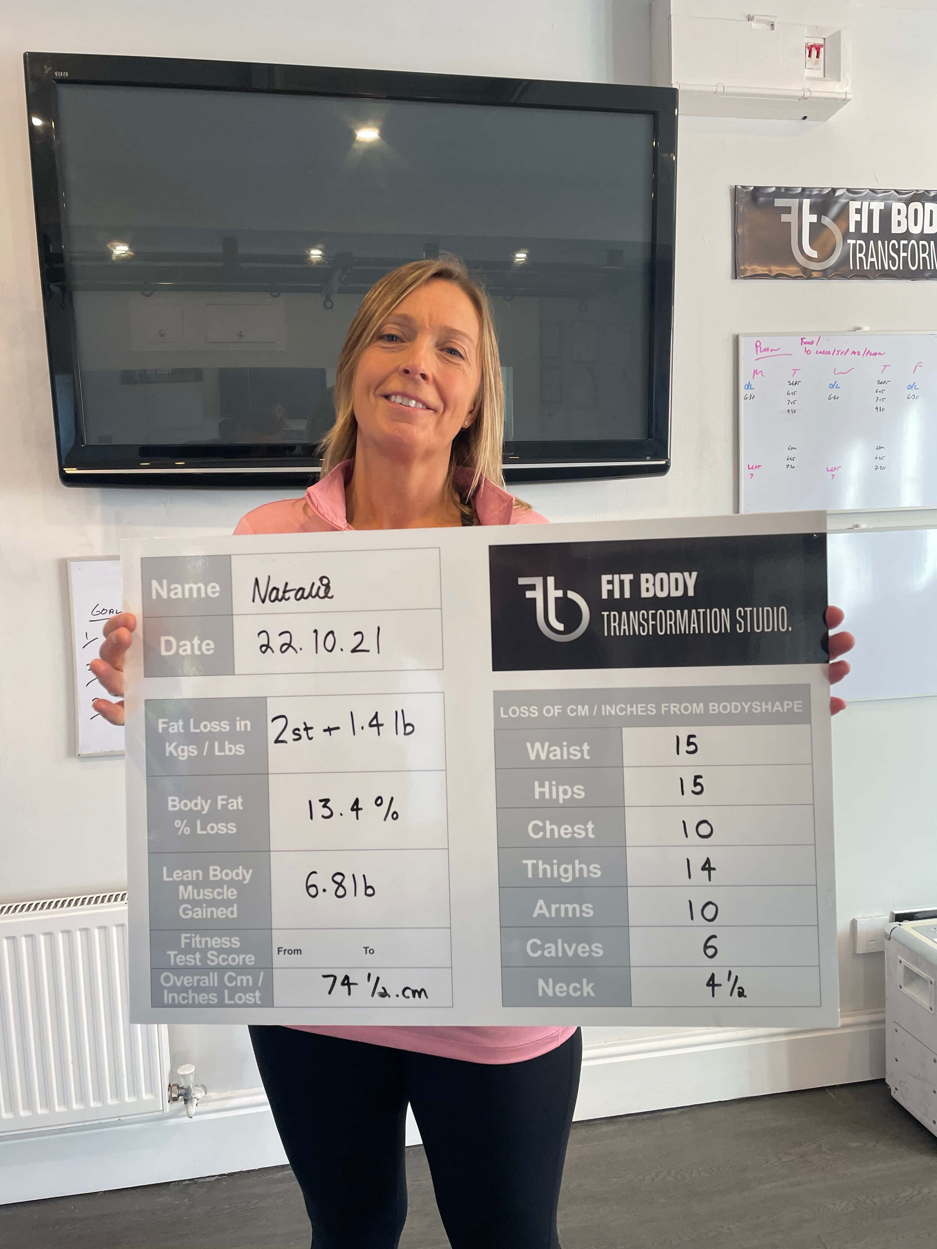 Fit Body Transformation Studio Tamworth weight loss sreview