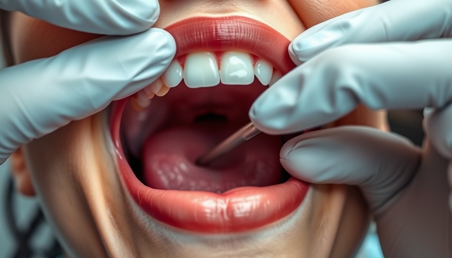 Dental examination for quicker healing after dental implants.