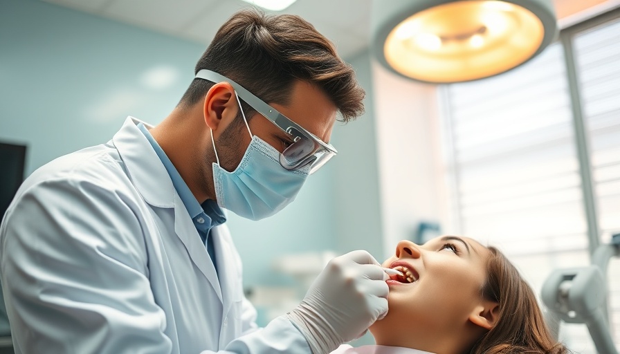Dentist examining patient highlighting preventive dental care importance.