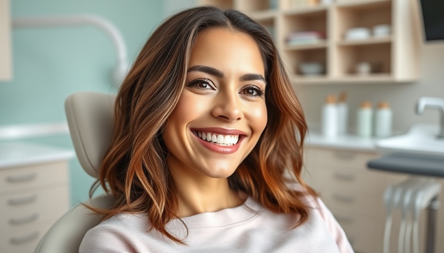 Woman in dental chair feeling reassured, building patient trust in dental care.