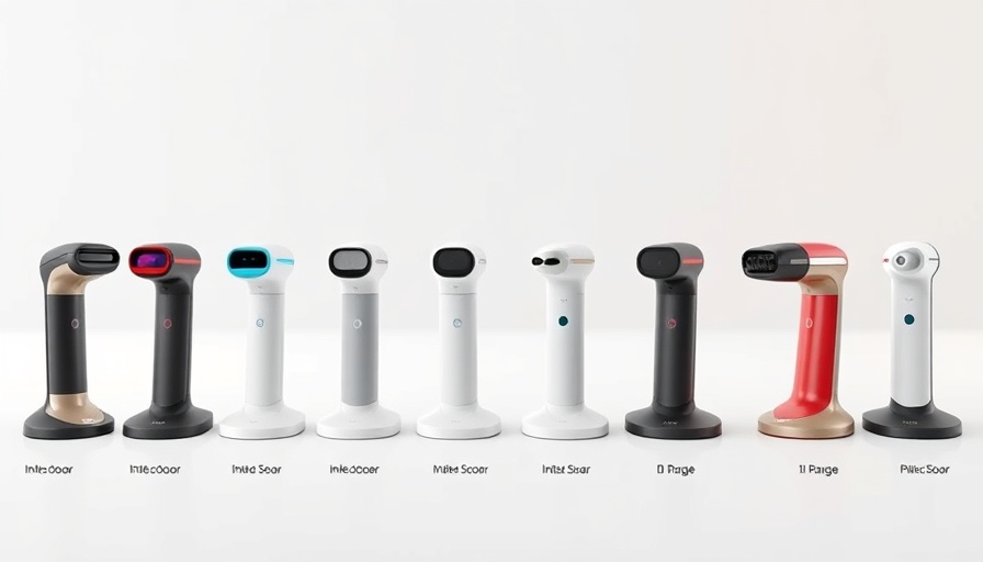 Intraoral scanner comparison featuring AS100, AS200E, AS260, Aoralscan 3 W, and Cerec Primescan models.