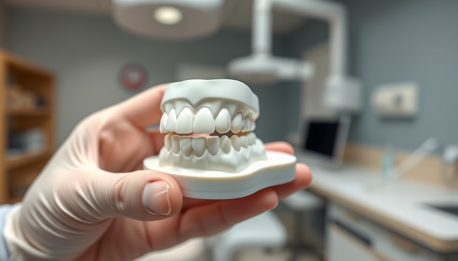 3D printing in dentistry: close-up of dental model benefits.