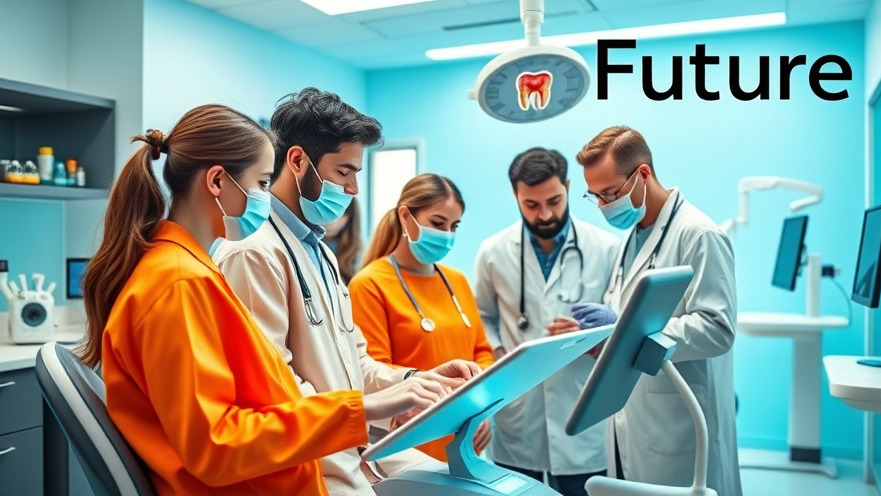 Dental professionals harnessing digital dentistry innovations in a modern office.