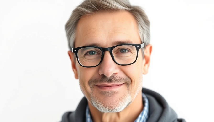 Fortune 500 General Counsel portrait, confident expression.