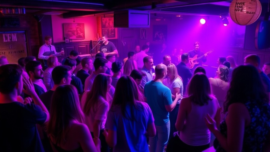 Exciting Emo Night in Charlotte, showcasing vibrant lighting and family-friendly activities.