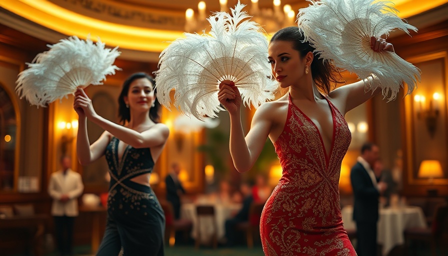 Marion Miami Special Celebrations featuring elegant dancers with feather fans.