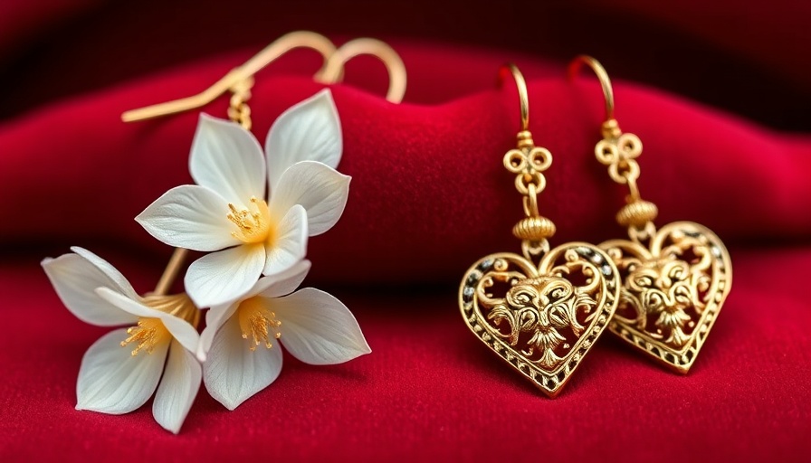 Exquisite earrings by Eye-Catching Earrings Designers in Miami on velvet.