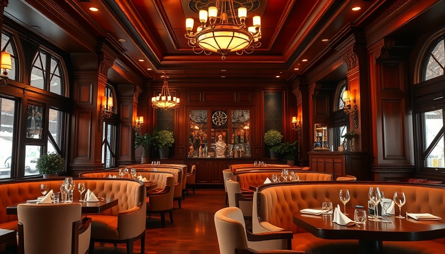 Mother Wolf Miami restaurant interior with warm ambiance.
