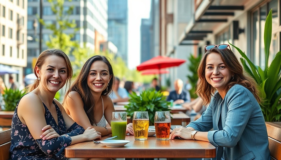 Miami Contest Winners 2025 enjoying a meal outdoors.