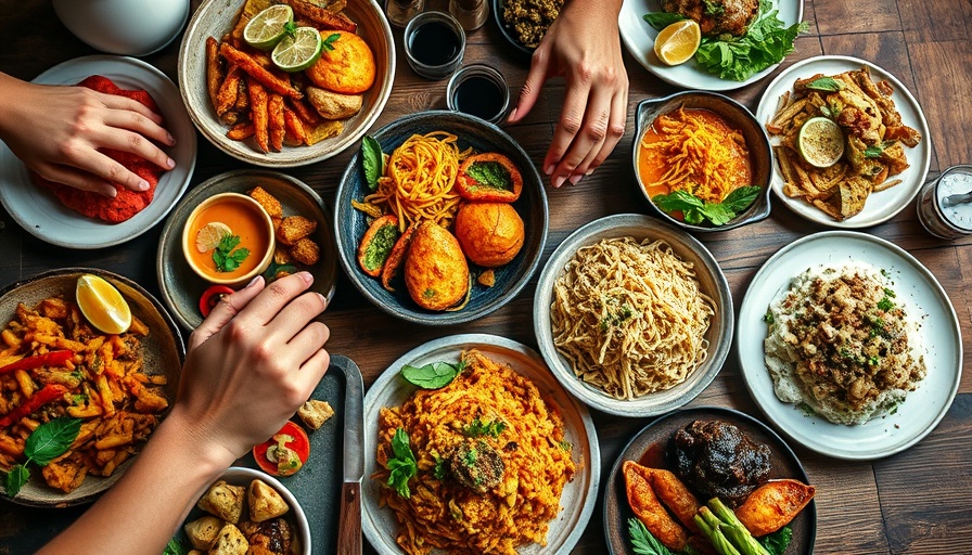 Best Restaurants to Visit in Kendall, vibrant dishes arrangement.