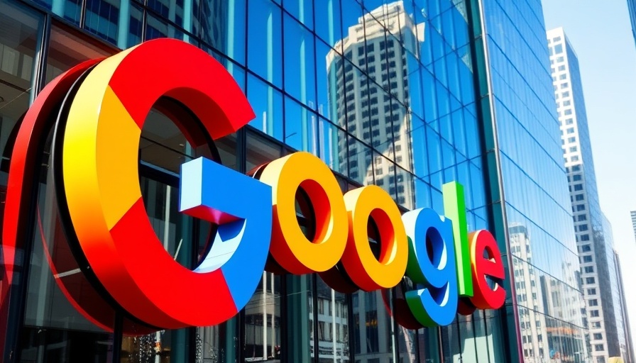 Google logo on building representing investment in AI skills for nonprofits.