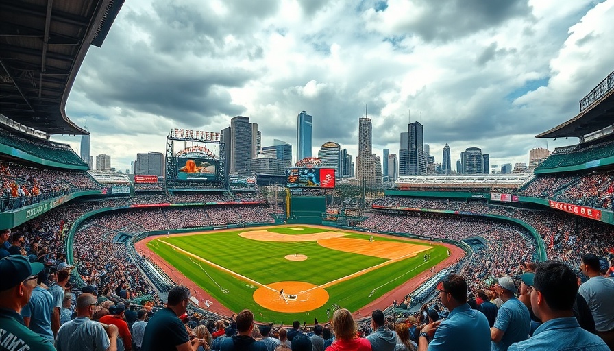 Stadium view at Truist Park showcasing game with fans.