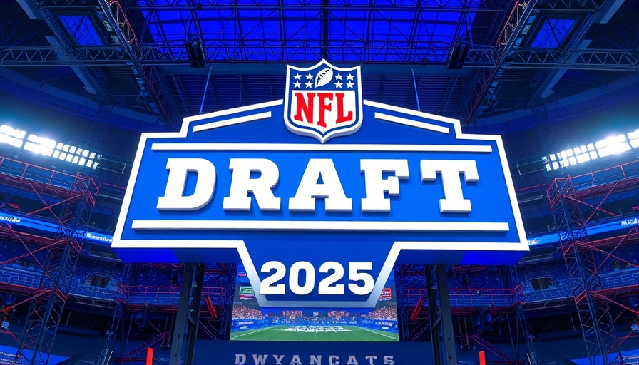 Georgia Bulldogs NFL Draft Preview: 2025 NFL Draft sign on stage setup.