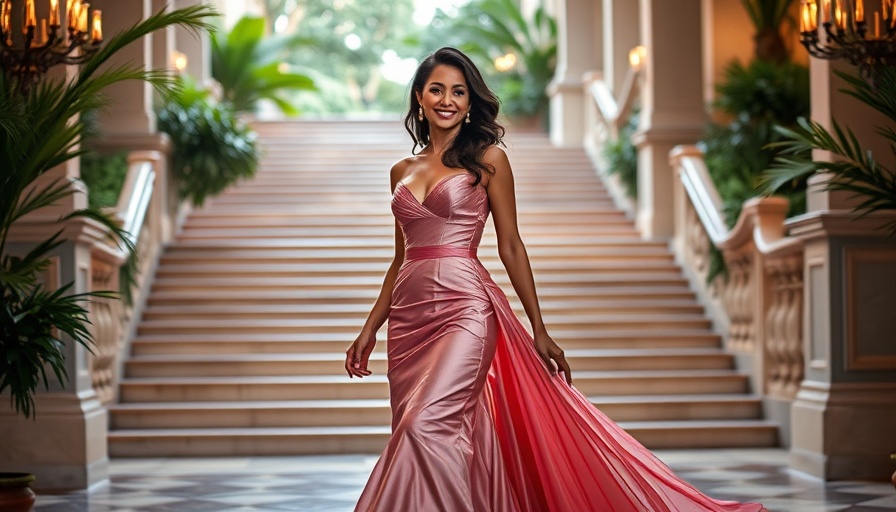 Kamala Harris at the 2025 Met Gala elegantly dressed in a luxurious gown.