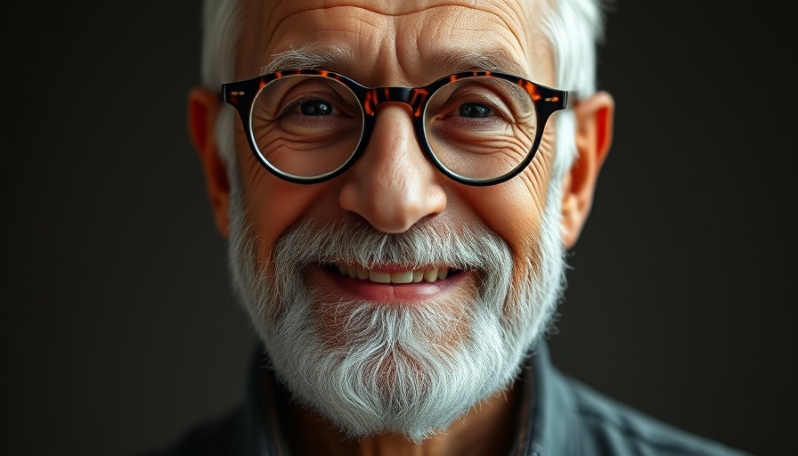 Portrait of smiling older man related to Georgia Nurses Foundation