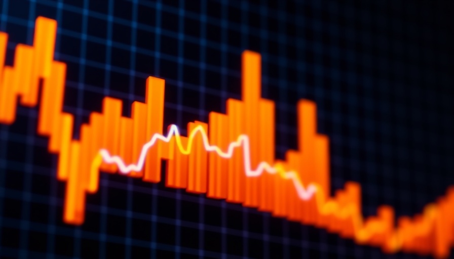 Financial graphs highlighting trends, Natural Language Processing in Financial News Analysis.