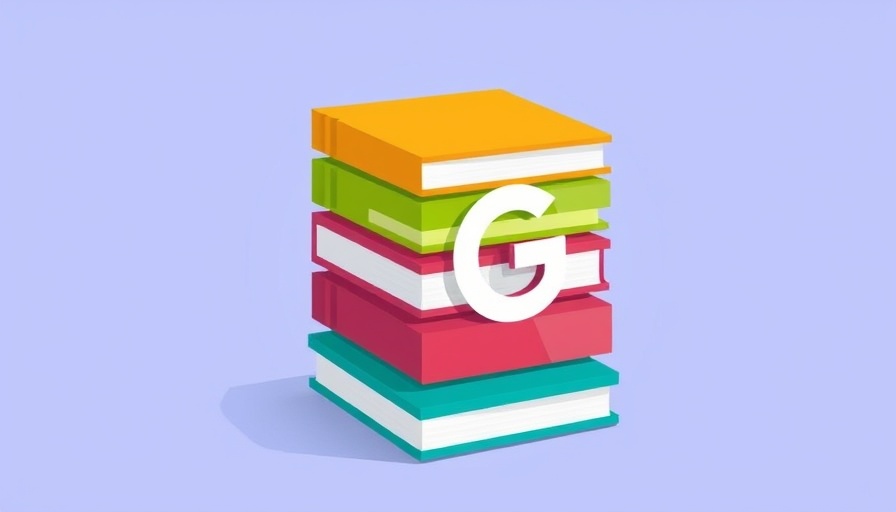 Colorful graphic logo with 'G', representing information flow