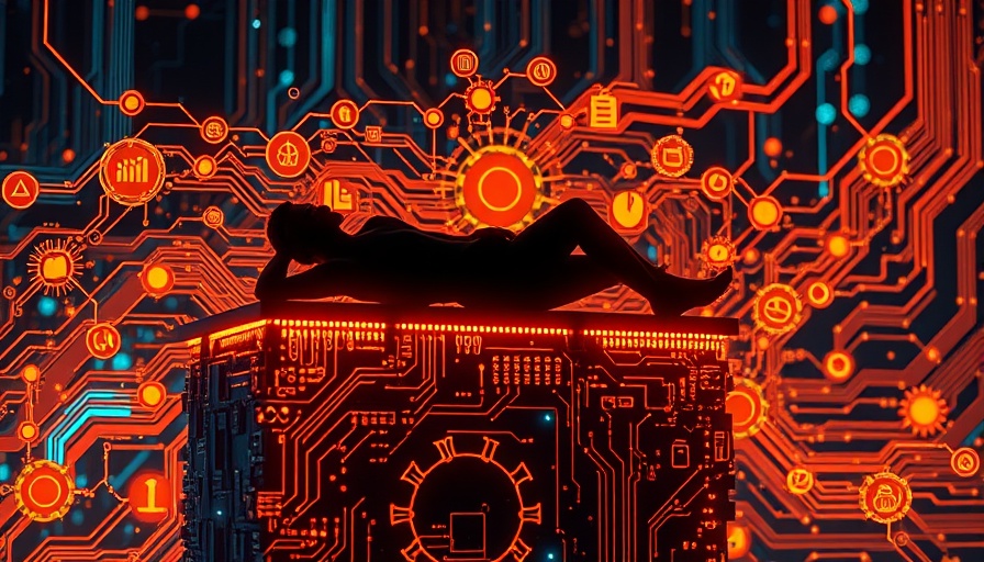 Surreal depiction of AI cultural influence with a silhouetted figure.