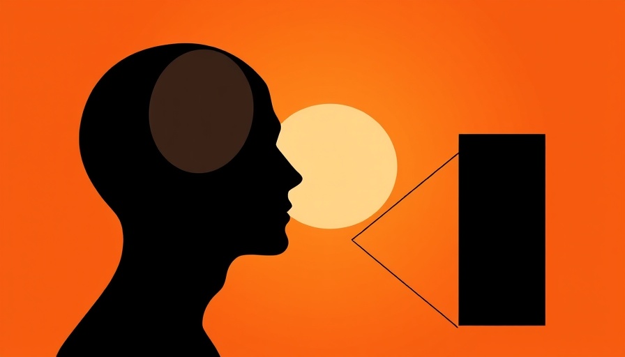 Abstract AI society impact illustration with geometric shapes