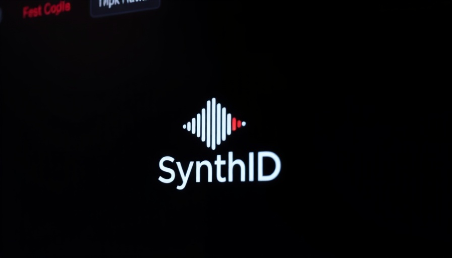 SynthID interface highlighting AI-generated content identification features.