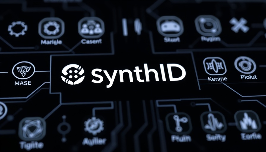 AI-generated content verification interface with SynthID display