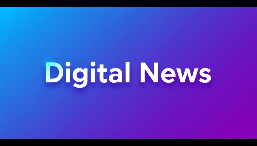 Digital news platform logo with colorful geometric design.