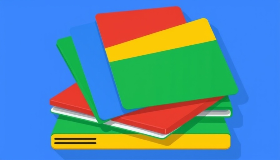 Colorful icon for Google News.