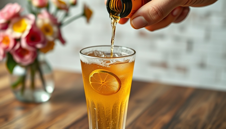 Craft cocktail with beer pour at Atlanta cocktail spot.