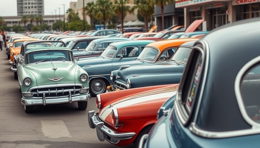 Classic cars at upcoming car shows and cruise-ins in Charlotte.