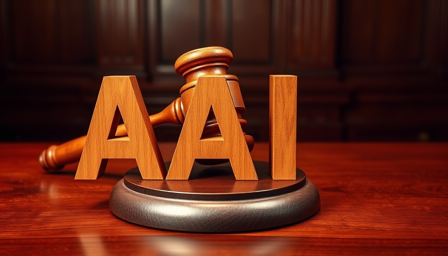 Gavel above 'AI' on wood, symbolizing AI-generated citations in legal work.