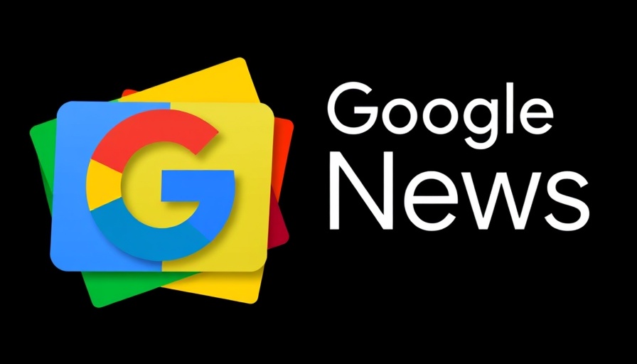 Stylized Google News icon on black background, AI accuracy collapse concept.