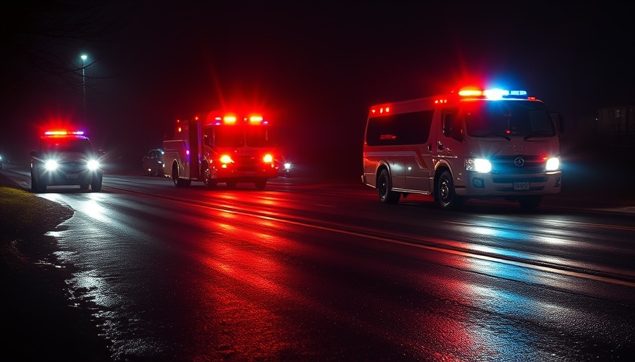 Lake Norman Boater Safety: nighttime emergency with flashing lights.