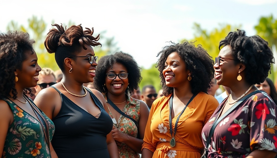 Power of Black Women in Advocacy at outdoor event, emphasizing unity.