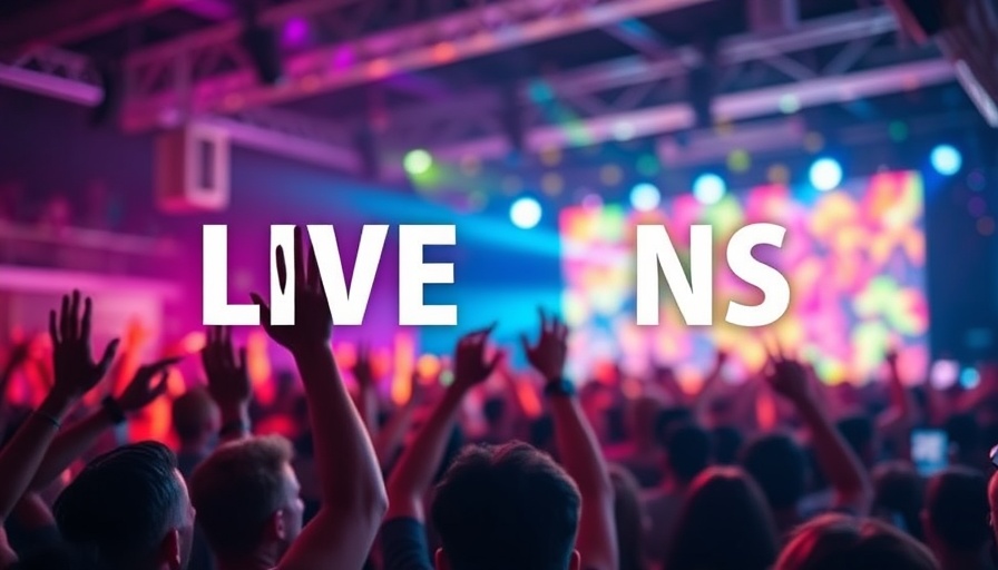Energetic concert crowd with raised hands, vibrant bokeh and text about free things to do in Charlotte this weekend.