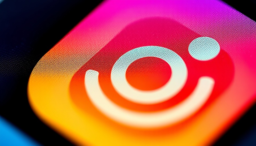 Instagram logo close-up showcasing vibrant colors and pixelated texture.