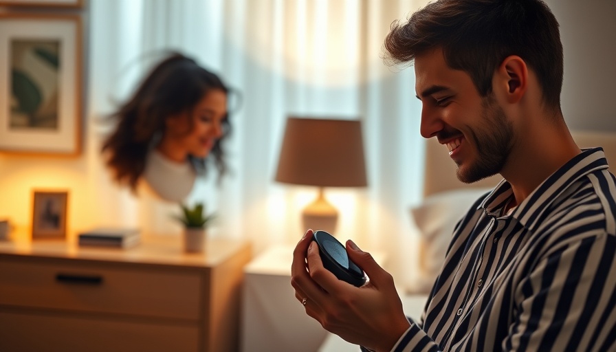Person exploring wellness gadget, trend in Nashville