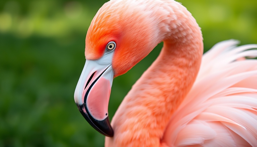 Pink flamingo at Nashville Zoo events, close-up view.