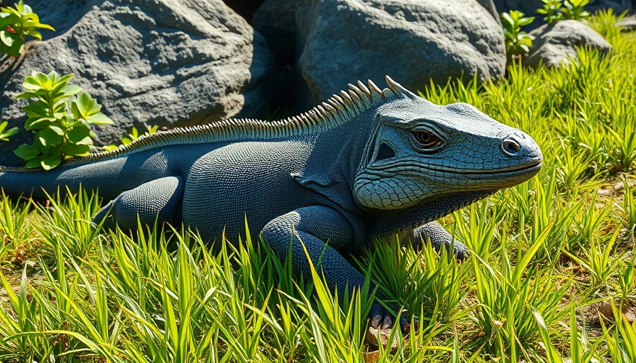 Komodo dragon basking at Nashville Zoo, highlighting conservation.