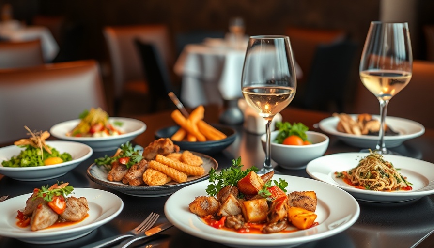 New restaurant in Nashville showcases elegant gourmet dishes.