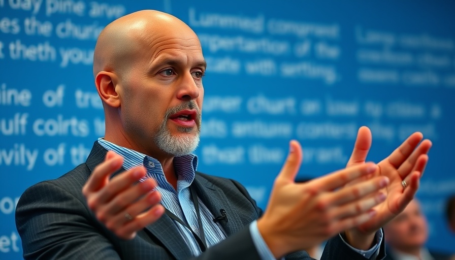Bald man discussing insights at an event, OpenAI $200M DoD contract