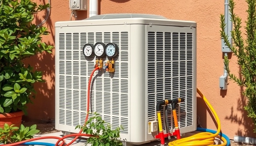 Air conditioning maintenance showing the requirement for NC rentals.