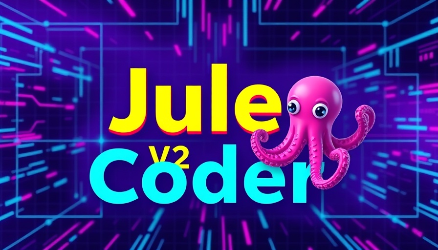 Google's free AI coding agent Jules promotional banner with vibrant design.