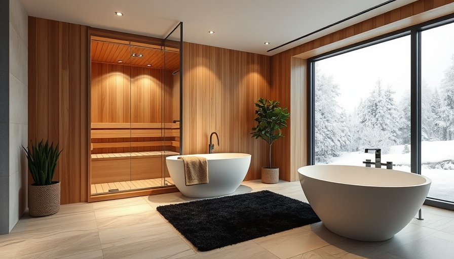 Luxury home sauna in modern bathroom, Charlotte.