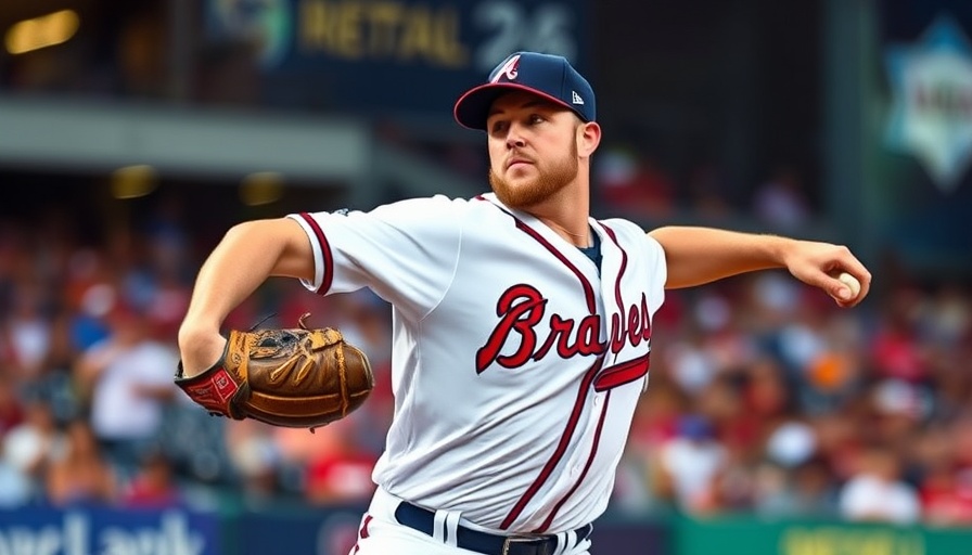 Braves pitcher in action during game highlights against Mets.