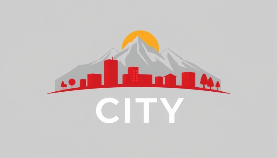 City of Stonecrest logo with mountains and modern design.