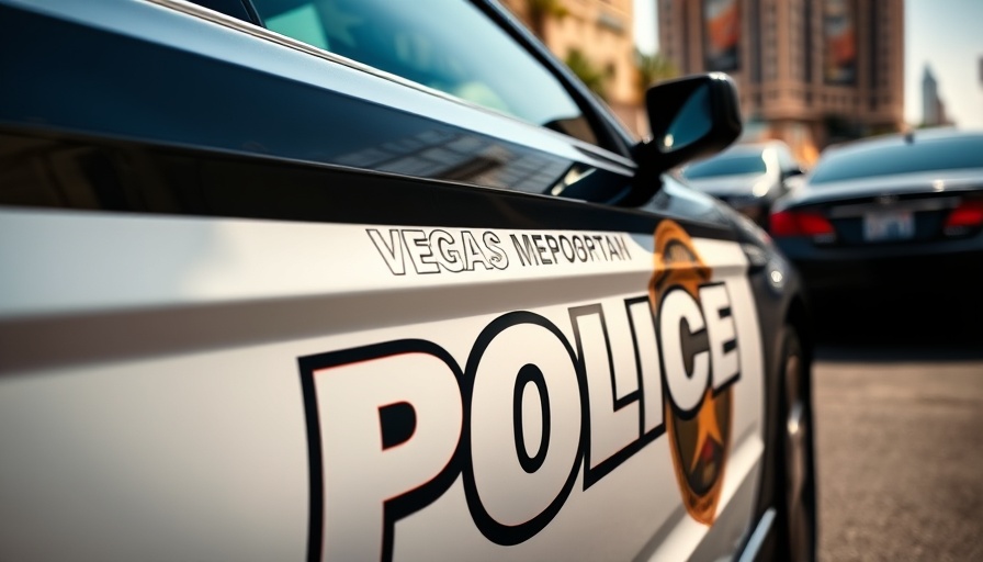 Las Vegas Metropolitan Police car exemplifying traffic safety improvements