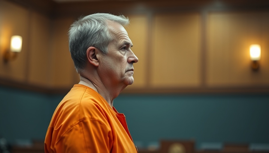North Carolina man in court after arson arrest, solemn in orange jumpsuit